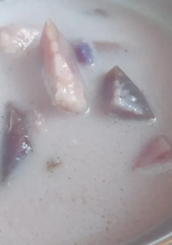 Taro and Purple Yam Soup